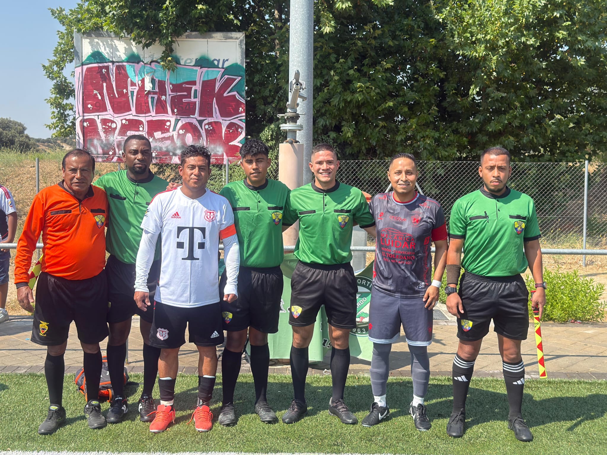 Capitanes y árbitros